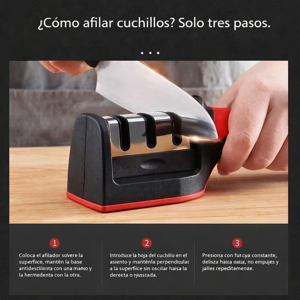 FiloPro 360™ – Afilador Profesional 3 en 1